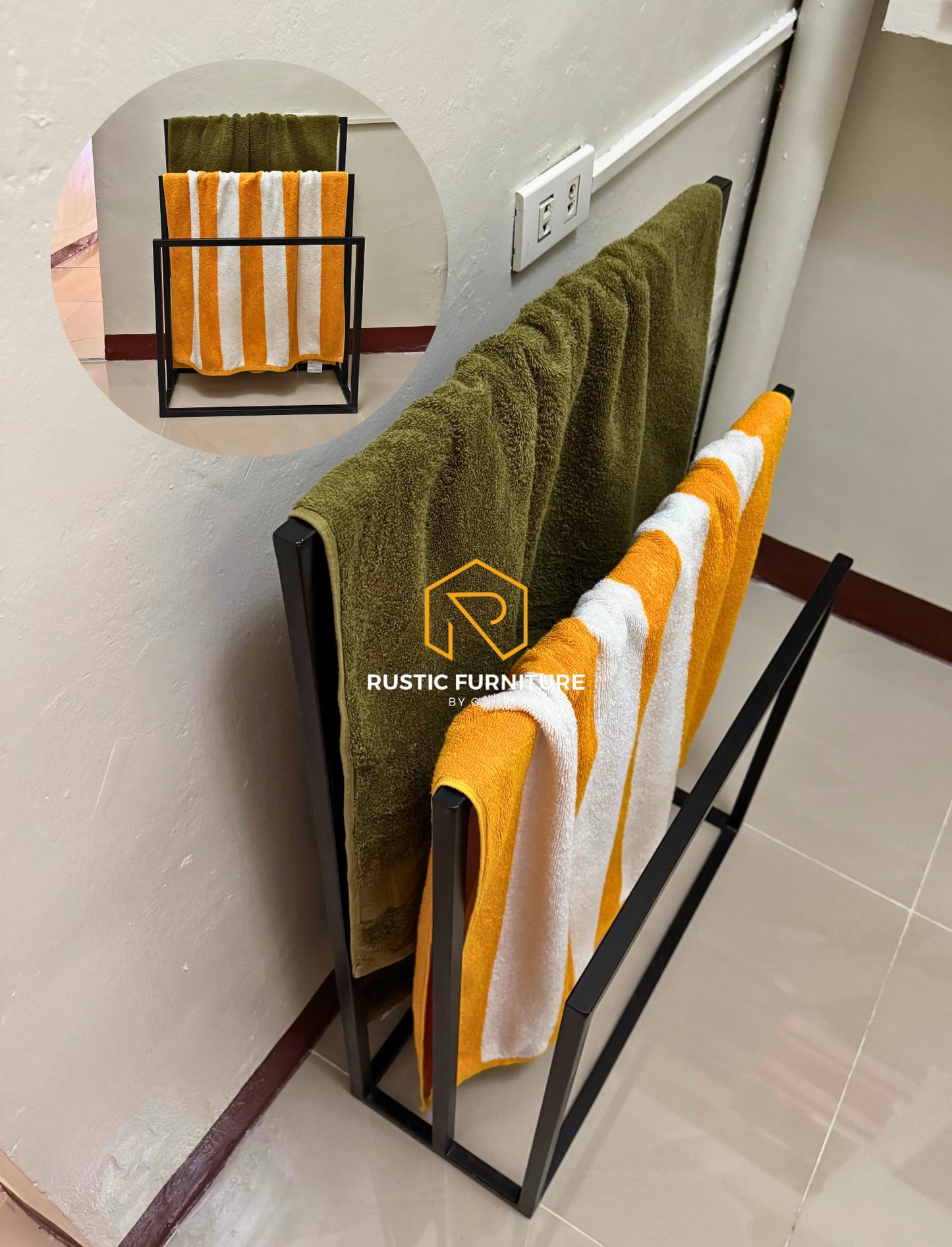 3-TIER FREESTANDING TOWEL RACK