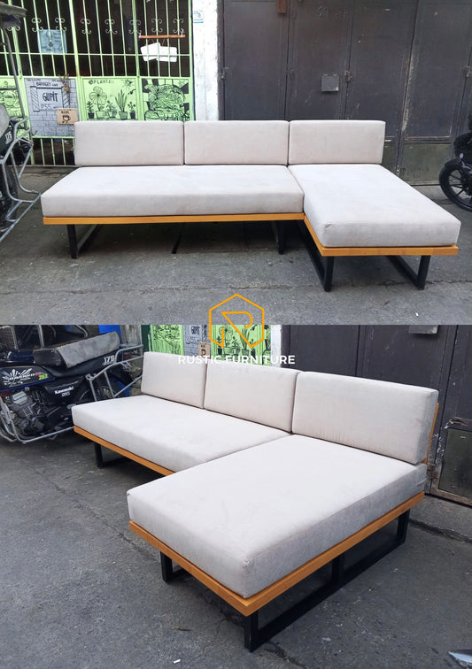 MARIE INDUSTIAL L-SHAPED SOFA
