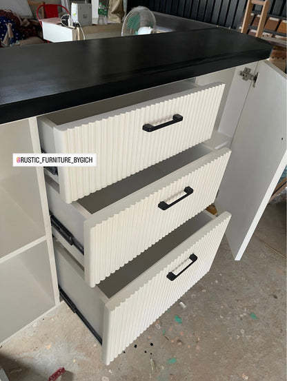 ODETTE DUAL TONE BUFFET TABLE