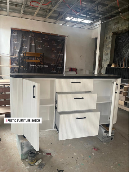 ODETTE DUAL TONE BUFFET TABLE