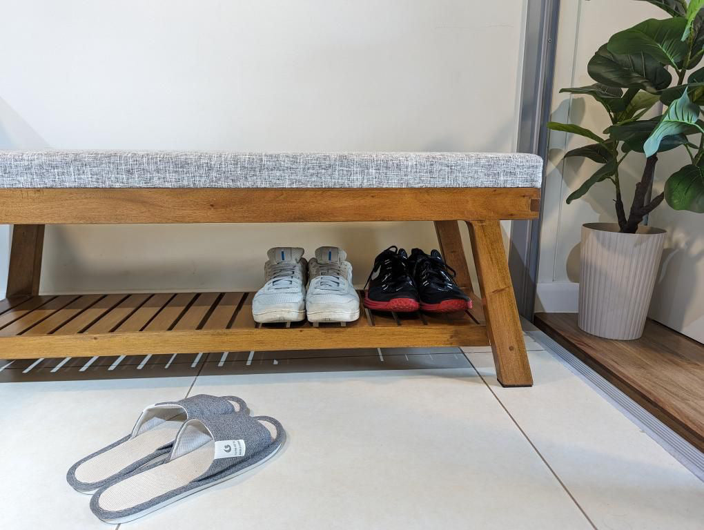 OLLIE SHOE RACK BENCH