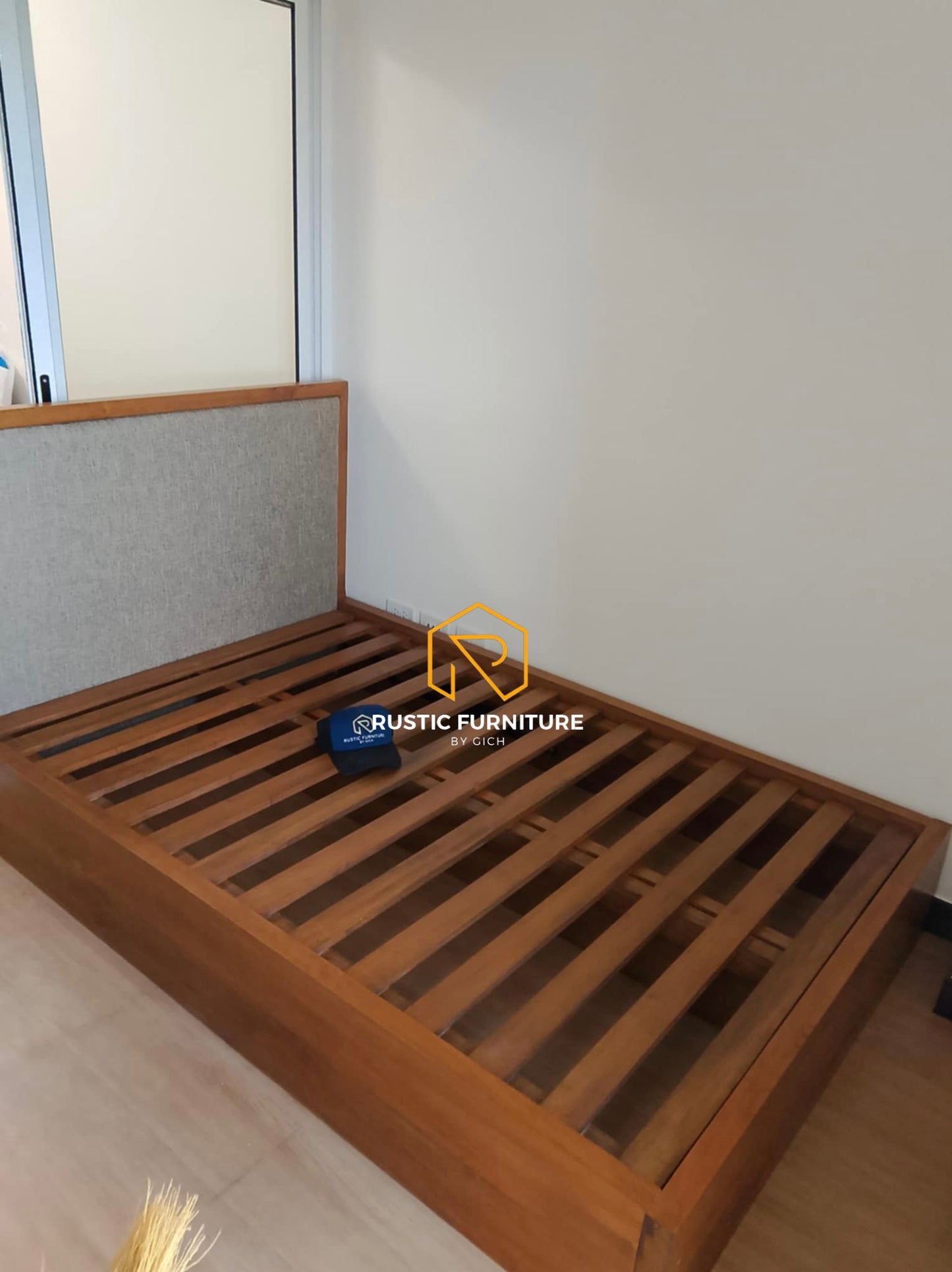KENJI LIFT-UP STORAGE BED (UPHOLSTERED HEADBOARD)