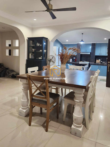 SENNA FARMHOUSE-STYLE DINING TABLE