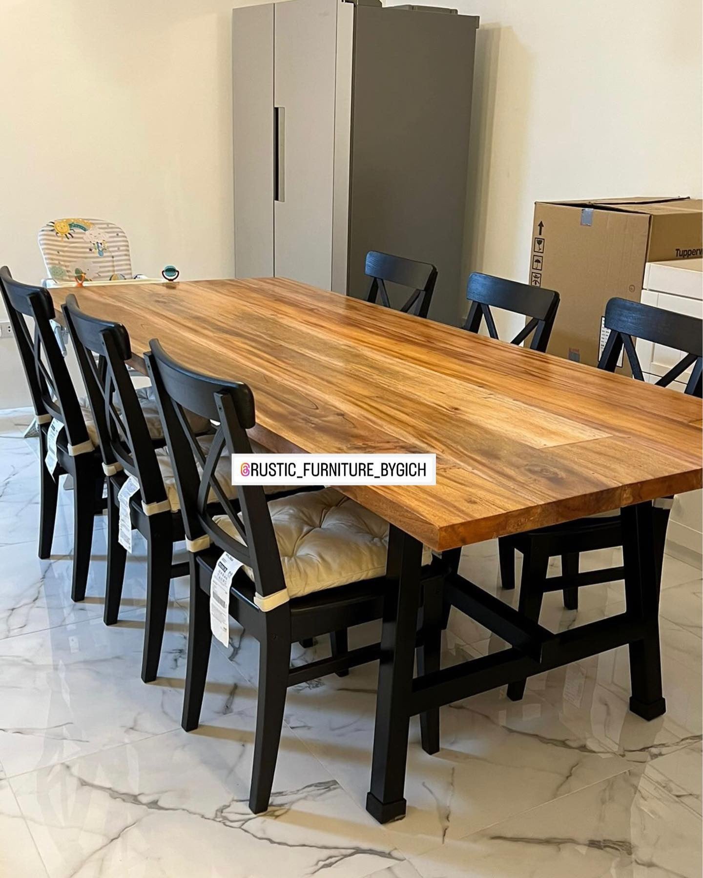 IKEA-INSPIRED DINING TABLE