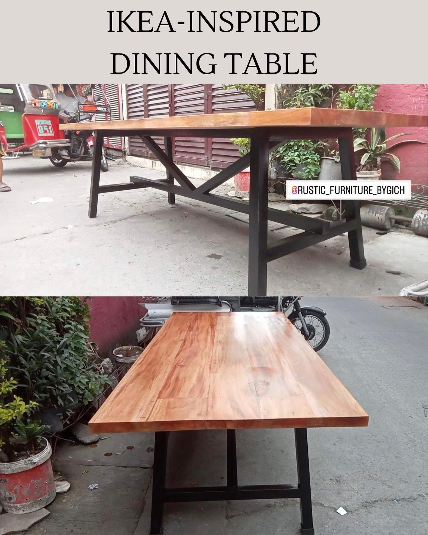 IKEA-INSPIRED DINING TABLE