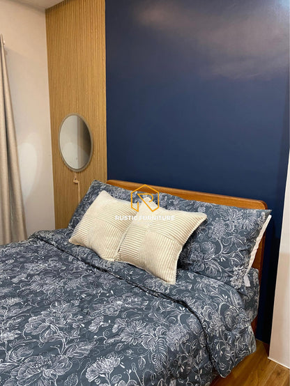 SOLID FLOATING BED WITH 4 DRAWERS