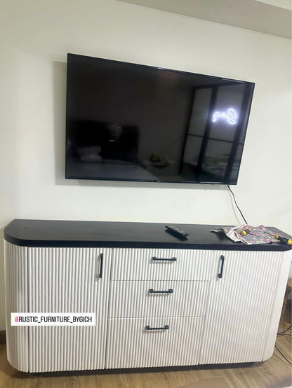 ODETTE DUAL TONE BUFFET TABLE