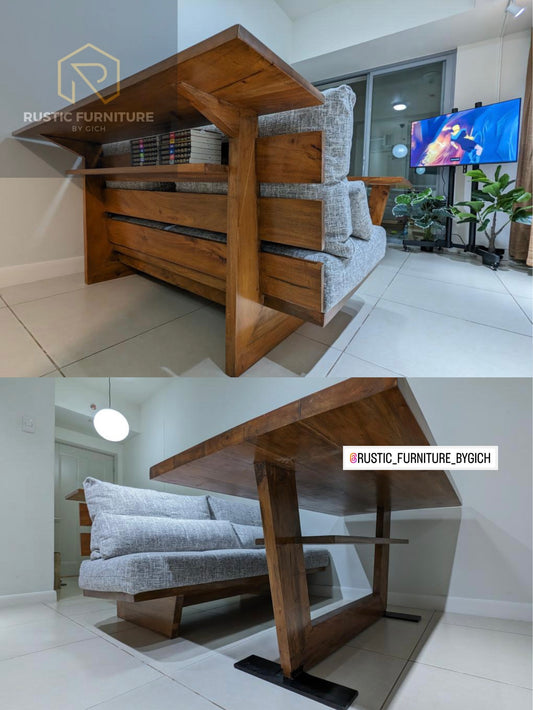 NIKKI MULTIFUNCTIONAL COUCH WITH BACKDESK AND TABLE