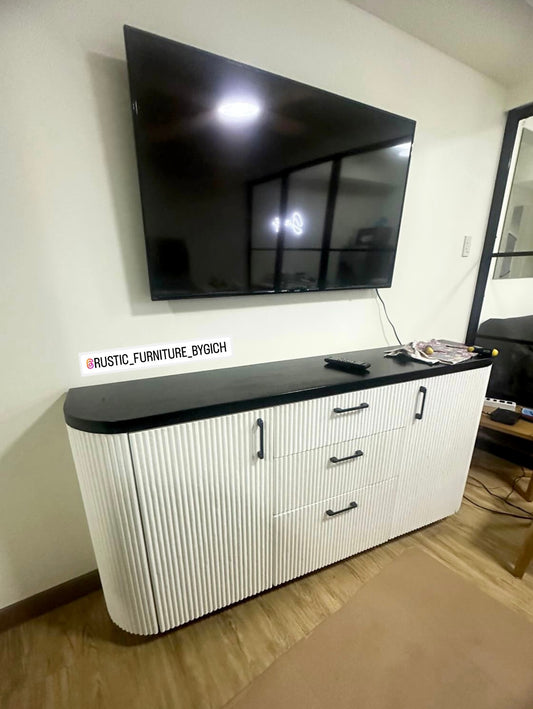 ODETTE DUAL TONE BUFFET TABLE