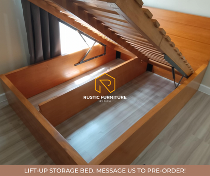 KENJI LIFT-UP STORAGE BED (TALL)